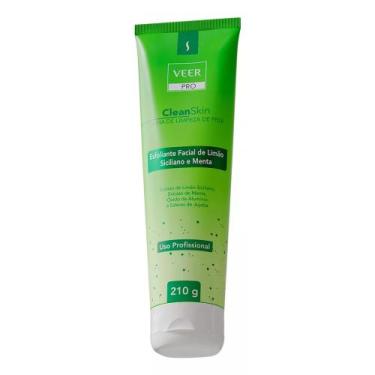 Imagem de Esfoliante Facial Dermrio Veer 210g, Menta, Limão Siciliano, Microesfe