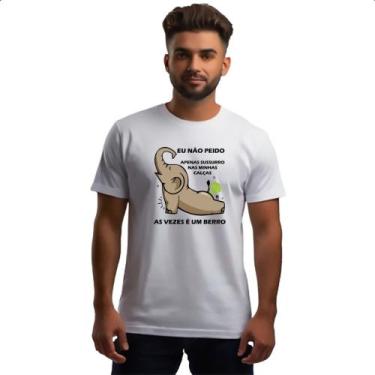 Imagem de Camiseta Unissex Eu nao peido elefante - Alearts, GG