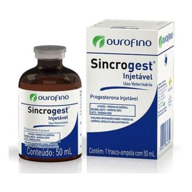 Imagem de Sincrogest Injetável 50ml Progesterona Em Alta Concentração - Ourofino