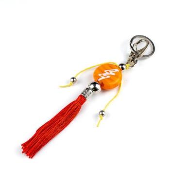 Imagem de Chaveiro Egunitá Laranja em Murano 15 cm - Lua Mística - 100% Original