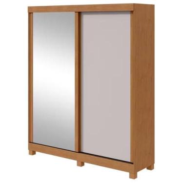 Imagem de Guarda-Roupa Lopas Zeine Com Espelho 2 Portas 2 Gavetas - LOPAS CMERCI