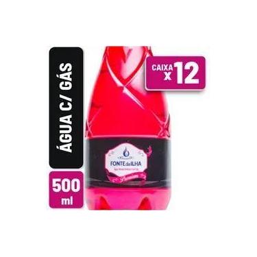 Imagem de Água Mineral Fonte da Ilha Premium Com Gás Pet 500ml Caixa c/ 12 un 1x