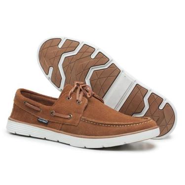 Imagem de Mocassim Masculino Dockside Top Sider em Couro Polo Urban Camel, 42, C