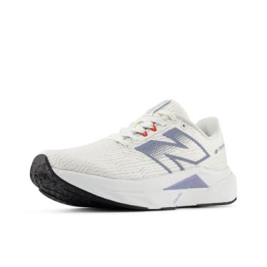 Imagem de New Balance Tênis de corrida feminino FuelCell Propel V5, Sal marinho/chuveiro crepúsculo/branco, 9.5 Wide