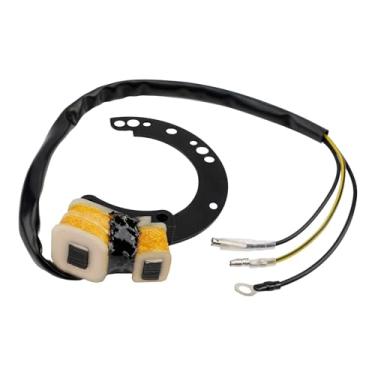 Imagem de Estator de ignição magnético, compatível com Mercury Mariner 1979-1997 6HP 8HP 9.9HP 10HP 15HP 18HP 20HP 25HP 35HP 40HP motor de popa cilindro de 2 tempos, Replcae 174-6617K1 86617A2 Mercruiser Stator