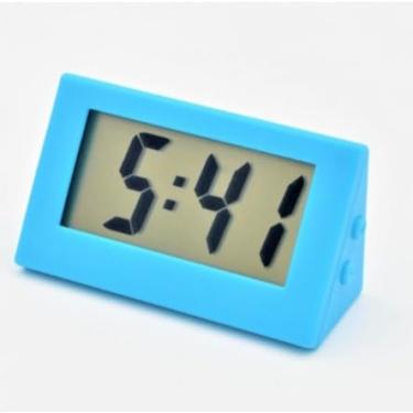 Imagem de Relógio Digital De Mesa Portátil Escritório(Relogio Azul)
