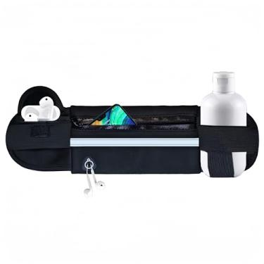 Imagem de Pochete de corrida, para homens e mulheres, cinto de corrida fino [serve para todos os telefones], presente para corredores, cinto de dinheiro, bolsa de ginástica, cinto de pesca, bolsa de corrida