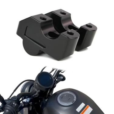 Imagem de Xitomer Elevadores de guidão de motocicleta compatíveis com CMX300/500/1100 Rebel / CMX500 300 Rebel/ABS & CMX1100 Rebel 1100 / DCT 2021-2024 CNC guidão haste de guidão