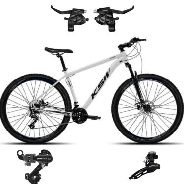 Imagem de Bicicleta Ksw Xlt Aro 29 21v  Mtb Quadro Alum Shimano Indexado e trocador-Unissex