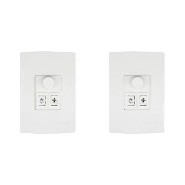 Imagem de Kit C/2 - Qualitronix Controle Vent/Lamp 1 Lampada-Qv371