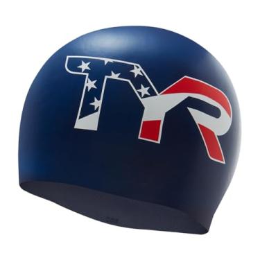 Imagem de TYR Touca de natação, azul-marinho