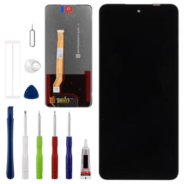 Imagem de Vvsialeek Novo conjunto de digitalizador de tela sensível ao toque LCD para Realme C65 [6,7 polegadas] com kit de ferramentas de reparo técnico - Função de impressão digital