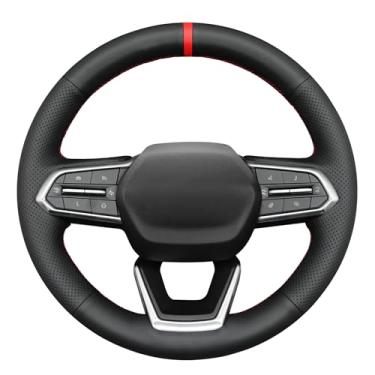 Imagem de MEWANT Capa de volante costurada DIY para Chevrolet Equinox 2025/Chevrolet Silverado EV 2024-2025/Traverse 2024-2025/Tahoe 2025/Blazer EV 2024-2025/Suburban 2025 (em forma de O)