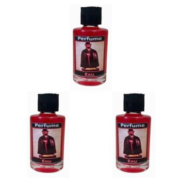 Imagem de Kit 3 Unds Perfume De Exu Abre Caminho Afasta O Mal Proteção Trabalho Umbanda