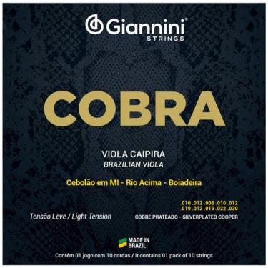 Imagem de Encordoamento giannini viola cobre prateado gesvl leve