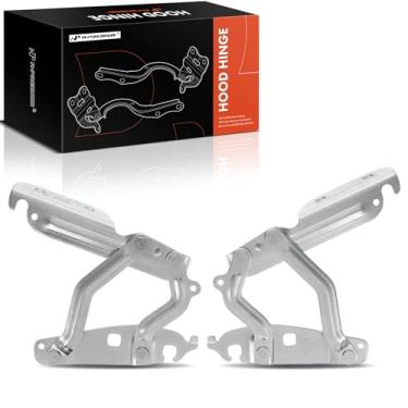 Imagem de A-Premium Dobradiças do capô dianteiro do motorista e do passageiro compatíveis com Ford Fiesta 2011 2012 2013, dianteiro esquerdo e direito, conjunto de 2 peças