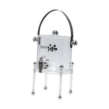 Imagem de Bothyi Icened Beverage Dispenser Fruit Bule Bucket com suporte, dispensador de bebidas de água para casa para casa, para casa,