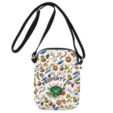 Imagem de JNIAP Bolsa transversal D20 Dice Druid DnD Druid Gift Druid Dice Bag, Druid Cb, Ajuste