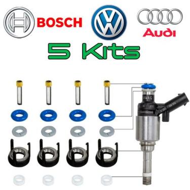 Imagem de 5x Kits Reparo Bicos Injetores Vw Jetta Passat Tiguan - SEEDS AUTOMOTI