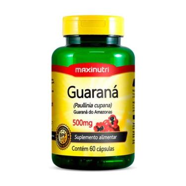 Imagem de Energético Natural Guaraná 500Mg Com 60 Capsulas Maxinutri