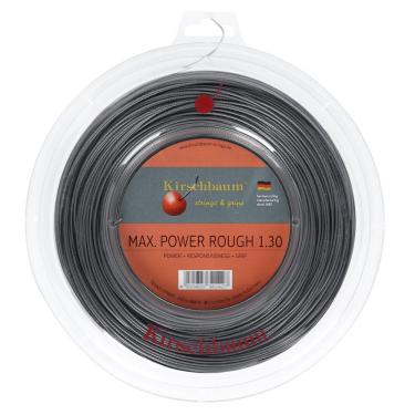 Imagem de Corda Kirschbaum Max Power Rough 16L 1.30mm Rolo com 200 Metros Prata