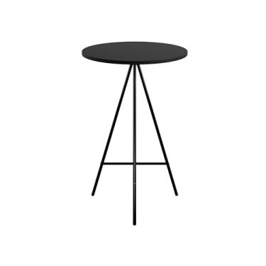 Imagem de Mesa Bistrô Milão Redonda Alta MDF para Cozinha