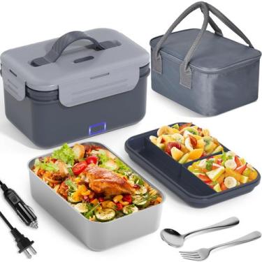 Imagem de Lancheira elétrica Vabaso 1.8L 100W com embalagem de aço inoxidável