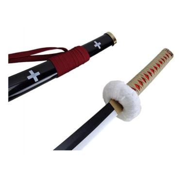 Imagem de Katana Surgeon Of Death Law One Piece Lâmina Bambu Cosplay