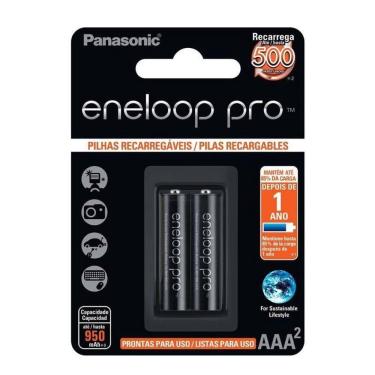 Imagem de Pilha Recarregável Eneloop Pro Aaa2 Panasonic 02 Unidades f108