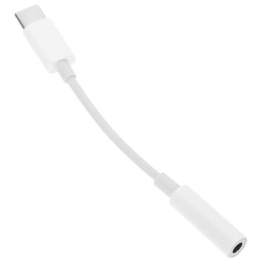 Imagem de jojofuny Adaptador USB tipo C para fone de ouvido conversor de cabo de áudio portátil para fone de ouvido para smartphones e tablets
