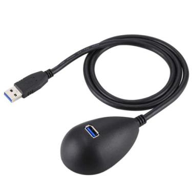 Imagem de Cabo Extensor USB 3.0 com Base de Mesa 80 Cm 80 Centímetros - HDMatter