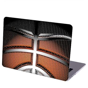 Imagem de MINGDAO Compatível com MacBook Air 13,6 polegadas capa protetora rígida com capa de teclado (A2681, chip M2, versão 2022) - ilustração de basquete - MC8633