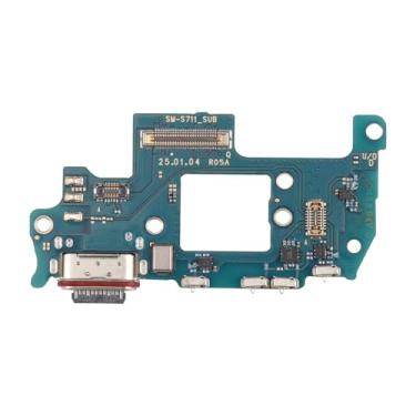 Imagem de BESJMYT Substituição da porta de carregamento para Samsung Galaxy S23 FE USB Dock Dock Conector Tipo-C Placa de cabo flexível com entrada de microfone, fone de ouvido, reparo de porta de microfone