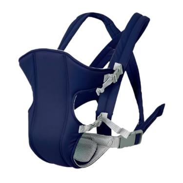 Imagem de Canguru Ergonômico para Bebê, 3-18 Meses, Azul Marinho, Capacidade 15kg