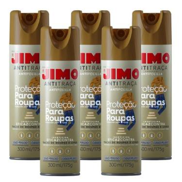 Imagem de Kit 5 Inseticida Antitraça Aerosol Jimo 300ml