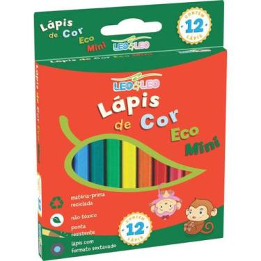 Imagem de Lápis De Cor Sextavado Eco 12Cores Curto - Planeta Brinquedos