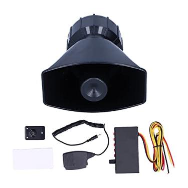 Imagem de 100W 125dB Horn Horn Horn Aviso de Emergência Kit de Sirene de Incêndio de 5 Pedidos Com Módulo de Controle e Acessórios de Montagem, para Fonte de Alimentação de 12V DC