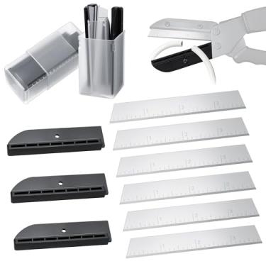 Imagem de Feekoon 6 peças de lâminas de substituição 3-7/8 e 3 bigornas, ferramenta de corte compatível com Craftsman 401/37251/37301/40178, compatível com Ronan 401