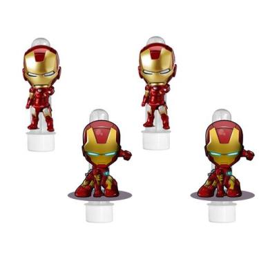 Imagem de 20 Tubetes Personalizados Homem De Ferro - Bárbara Utilidades