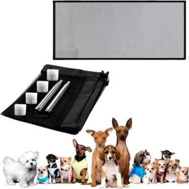 Imagem de Proteção Porta Bebê Crianças, Cercado Divisória Rede De Proteção Criança Parede Pet,Grade para Cachorros, Rede de Proteção Para Caes, Portas, Casa, Apartamento, Escadas, Segurança para Pet, Portátil