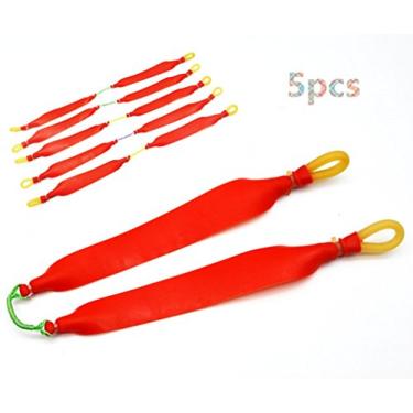 Imagem de Toasis Pacote com 5 faixas de borracha de látex com estilingue de pesca com laço (plano A)