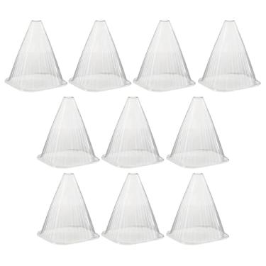 Imagem de WeiLaiKeQi 10x jardim cloches planta tampa de campainha paisagem coberturas de proteção à prova de vento claras para plântulas de estufa de vegetais de estufa de