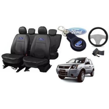 Imagem de Jogo Elegância EcoSport 2006 + Capas, Volante e Chaveiro - Proteção Ún