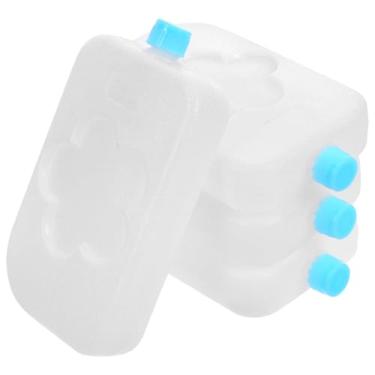 Imagem de Housoutil 4 Pacotes De Gelo Reutilizáveis ​​Para Ar Condicionado Caixas De Cristal De Gelo Para Ventilador De Ar Condicionado Refrigerador Portátil Freezer Acampamento Pesca Ferimentos