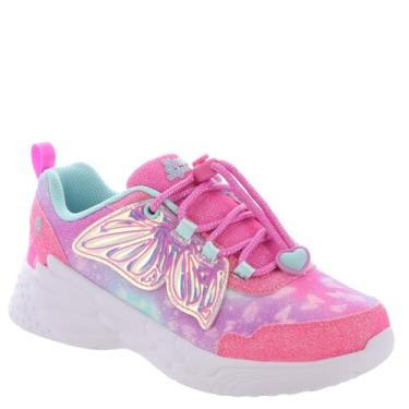 Imagem de Skechers Tênis infantil Dream Racer - Wing Brites, Rosa/turquesa, 16