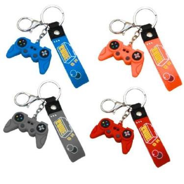 Imagem de 1 chaveiro emborrachado controle de video game 4,5x3cm - fu xing