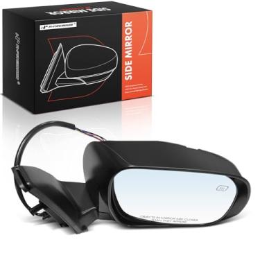 Imagem de A-Premium Espelho retrovisor elétrico lateral do passageiro - Espelho retrovisor elétrico compatível com Toyota 4Runner 2010 2011 2012 2013 - Espelho retrovisor externo externo aquecido manual