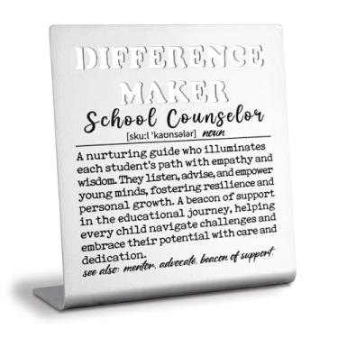 Imagem de Presentes de conselheiro escolar, presentes de agradecimento para conselheiros escolares mulheres homens, acessórios de mesa, placas decorativas Zoo5