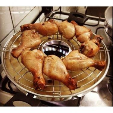 Imagem de Churrasqueira De Fogão Com Forma De Pizza Sem Fumaça