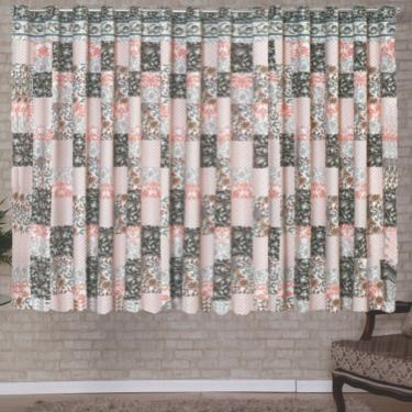 Imagem de Cortina Belline 2 Metros Sala Quarto Para Varão - Salmão